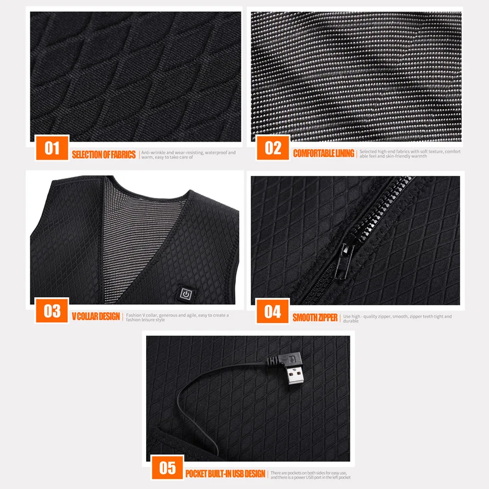 USB инфракрасный тепловой жилет куртка для женщин Спорт на открытом воздухе