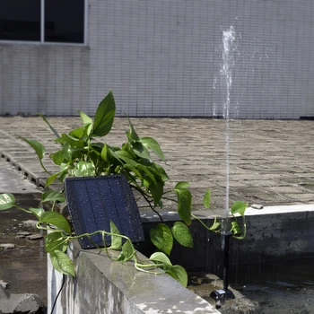 

Solar Power Panel Landscape Pool Garden Fountains Pluggable Solar Power Decorative Fountain 9V 2.5W Water Pump