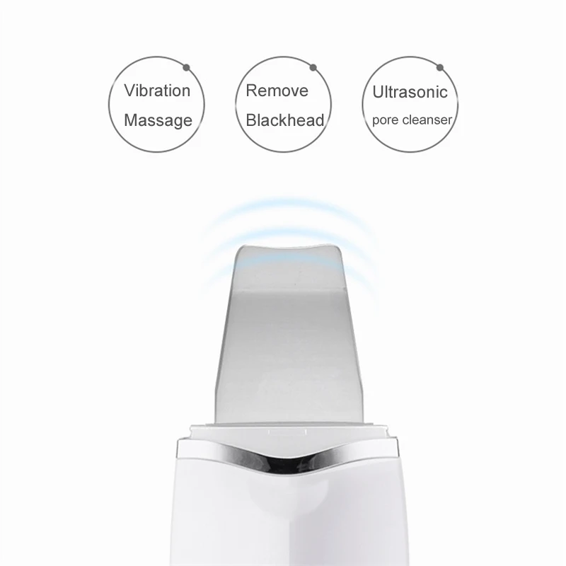  Ultrasonic Skin Scrubber Deep Face Cleaning Machine Remove Blackhead Skin Whitening Lifting Facial 