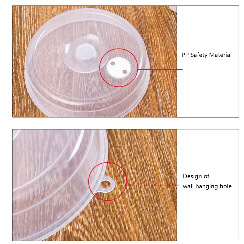 Крышка пластины анти-разбрызгиватель Крышка для микроволновой печи с паровой вентиляционной чашей для защиты пищевых продуктов купол пластик