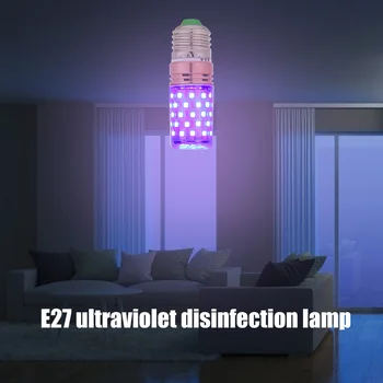 

E27 60LED UVC Sterilize Germicidal Corn Lamp Light Kitchen Bedroom Hospital Ultraviolet Disinfection Light Bulb
