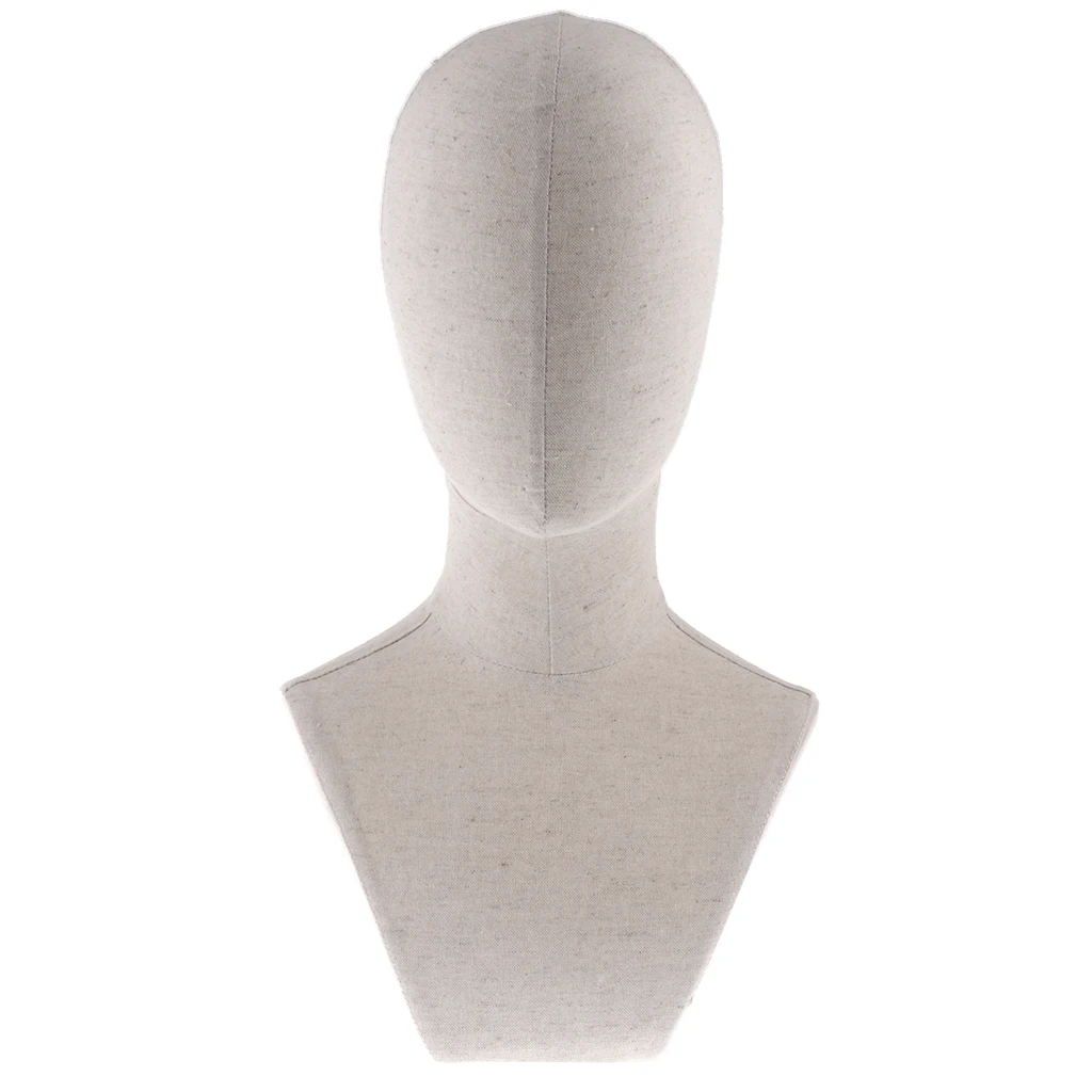 2pcs Mannequin Manikin Head Jewelry Wigs Glasses Hat Hairband Display Stand