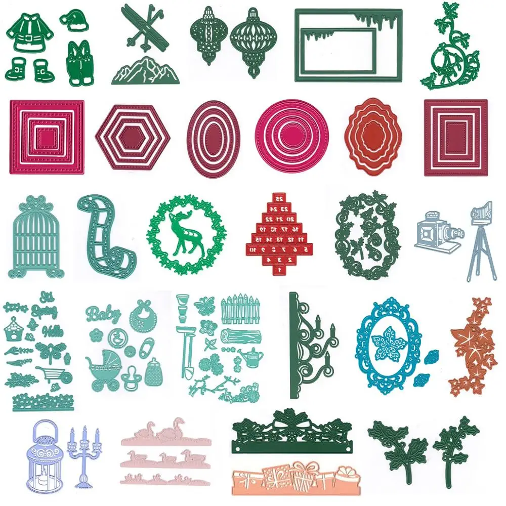 

Технические металлические Вырубные штампы форма рамка украшение для скрапбукинга бумаги рукоделия нож Лезвие Дырокол трафареты штампы