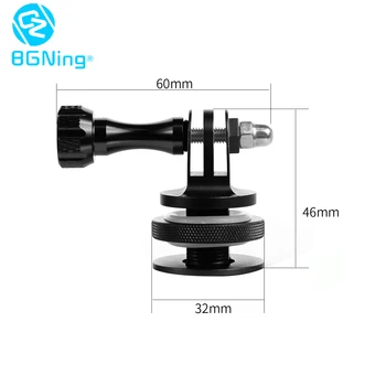 

Aluminum Diving Tripod Monopod Mount Adapter Screw with 1/4'' Hot Shoe Connector for Hero 7 For OSMO Action EKEN Camera Parts