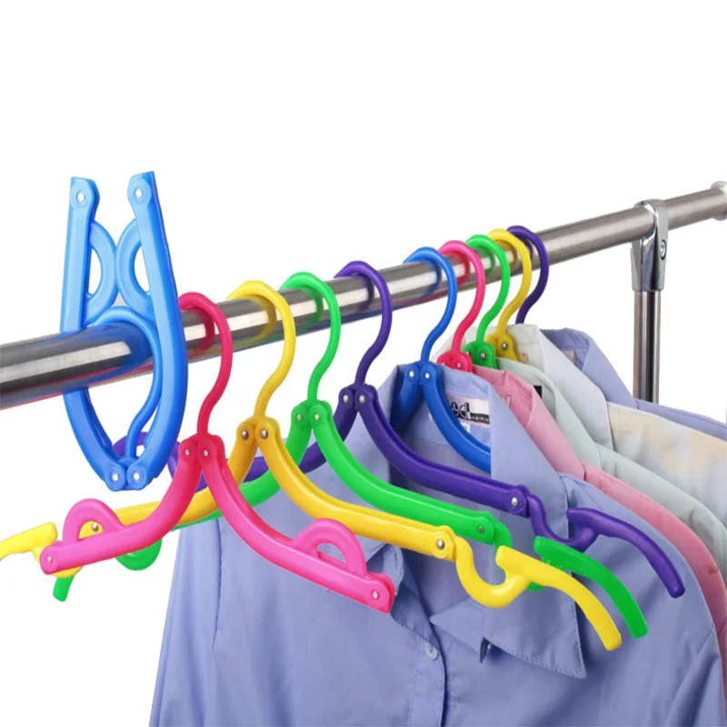 

Collapsible adult or child hanger color travel travel portable magic drying rack plastic simple household non-slip drying rack