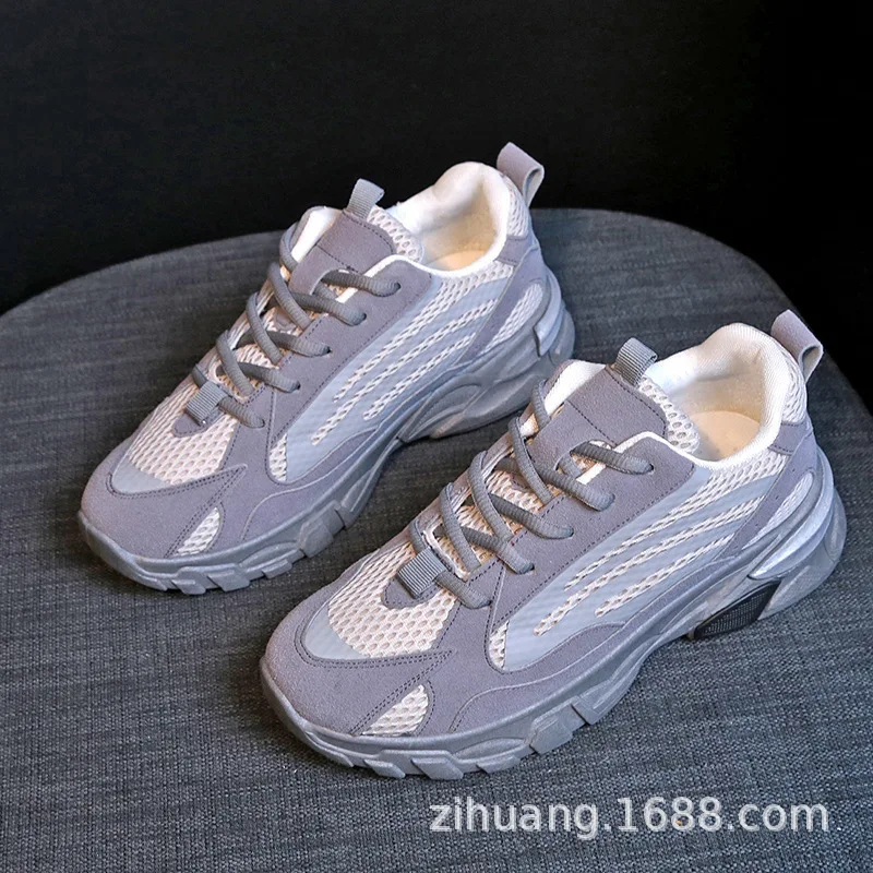 

2019 Spring New Style Sports Footwear Versatile INS STUDENT'S Shoes Old Man Shoes Network Red Shoes Breathable Thick Bottomed Lo