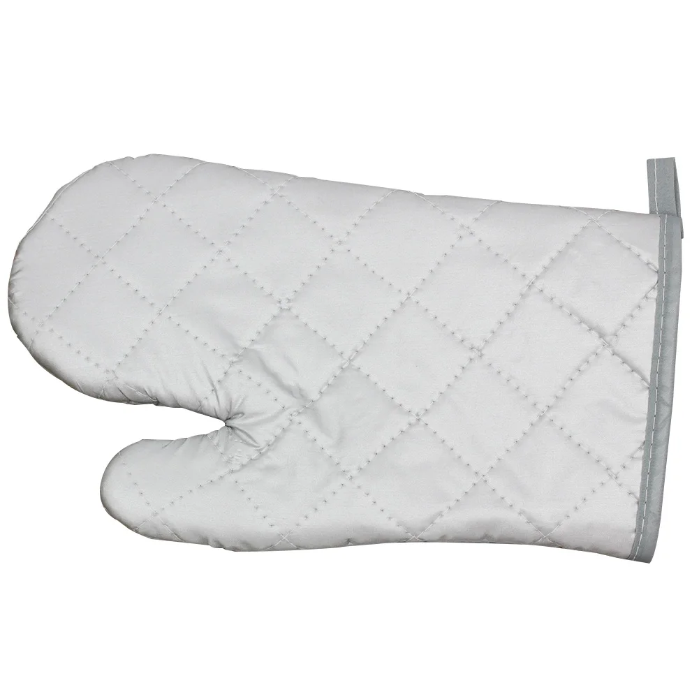 Kitchen Cooking Anti Scald Non Slip Gift Insulated Baking Thickening Oven Glove Silver Coated Mitt Heatproof Mitten Accessory