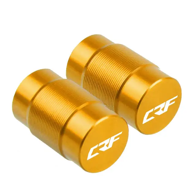 For HONDA CRF 150 250 450 CRF150 R/F CR450 R/X/RX CRF230F CRF250 R/X/L/M Dirt Bike CNC Vehicle Wheel Tire Valve Stem Caps Covers gold