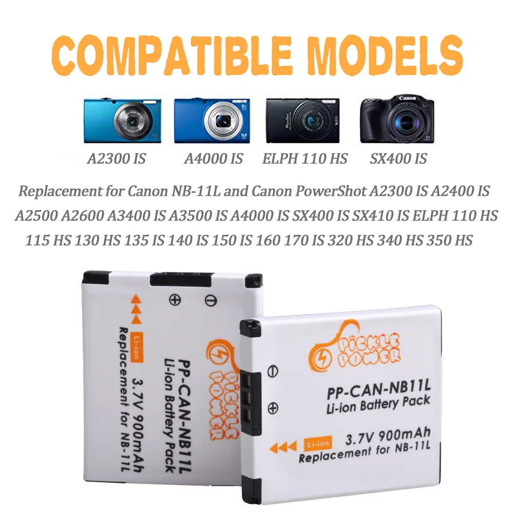 NB 11L NB11L 11LH аккумулятор и зарядное устройство с ЖК экраном для Canon PowerShot A2300 IS A2400 A2500