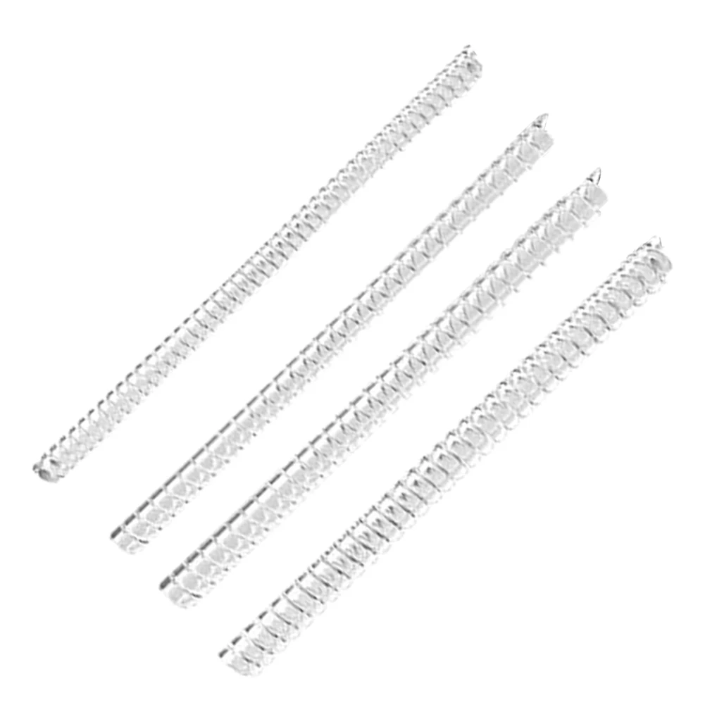 

4pcs/set Guard Invisible Ring Size Adjuster Reducer Insert Jewelry Tightener Elastic DIY Clip Acccessories Transparent Plastic