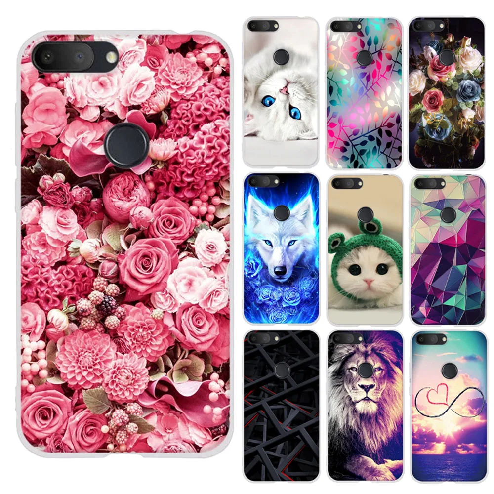 

Case For alcatel 1s 2019 Case TPU Cover Coque For Alcatel 1S 5024D 2019 Silicone Funda Fashion Pattern 5.5 inch Case Bumper