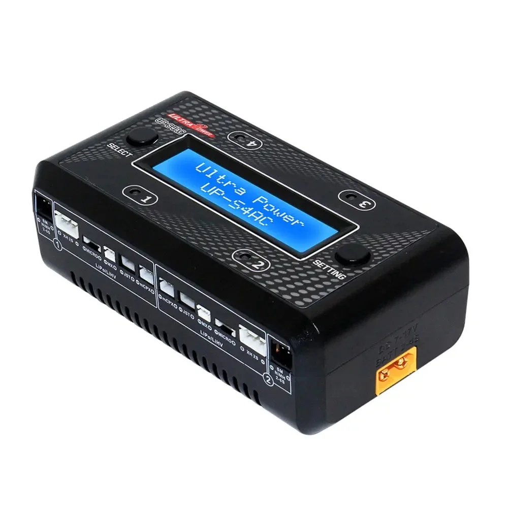 Зарядное устройство для аккумуляторов Ultra Power UP-S4AC 4x7W 1A AC/DC 1S-2S LiPO/LiHV 2S-6S NiMH/NiCd с SM XH