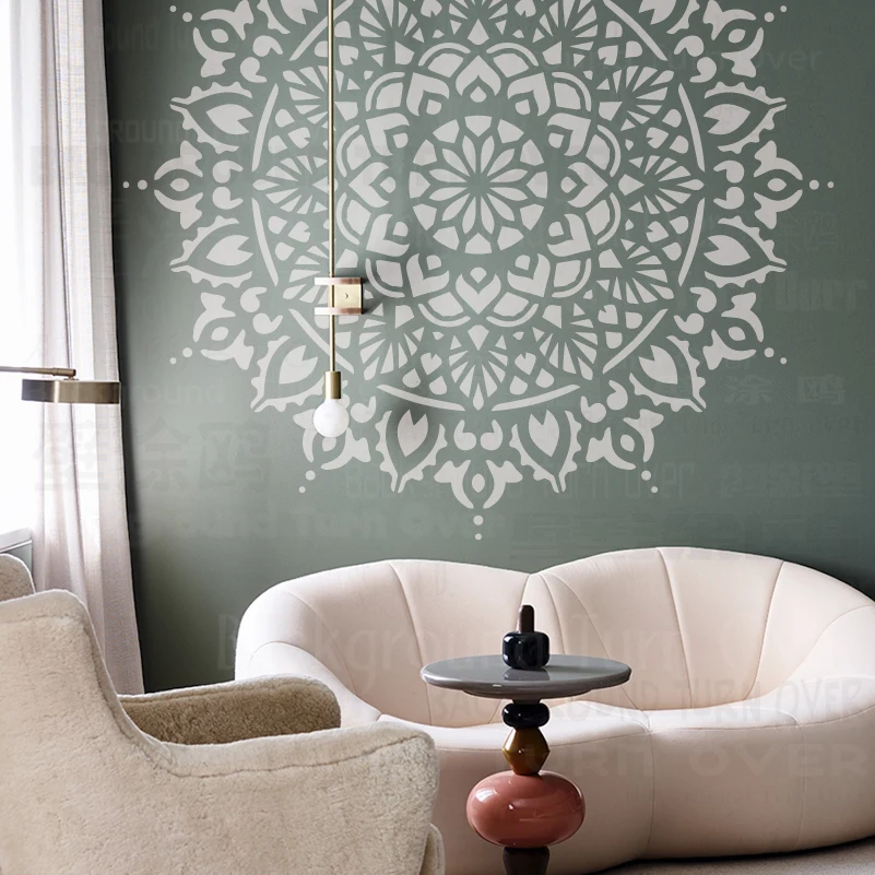 Template Paint Extra Large Wall  Extra Large Mandala Stencil