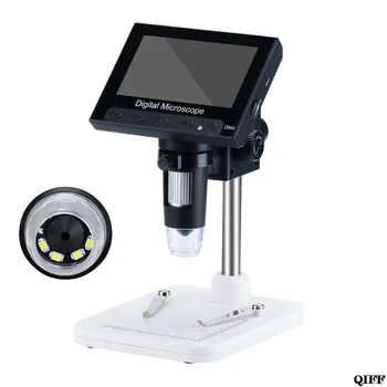 

720P 1000x USB Digital Electronic Microscope 4.3"LCD Display VGA Microscope with 8 LED USB 2.0 Digital Microscope
