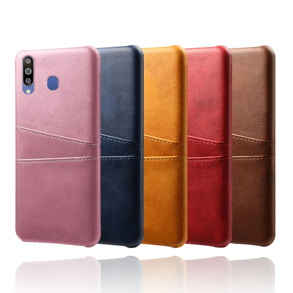 Для Samsung Galaxy M31 M30 M20 M10 A90 5G A80 A70 A60 Тонкий чехол из искусственной кожи с отделениями