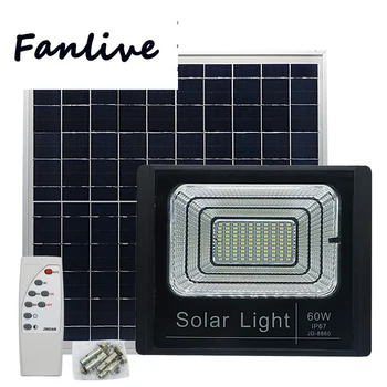 

6pcs Solar LED Light Spotlight 10W 25W 40W 60W 100W Light Control Floodlight Tuinverlichting Waterproof LED Street Lamp
