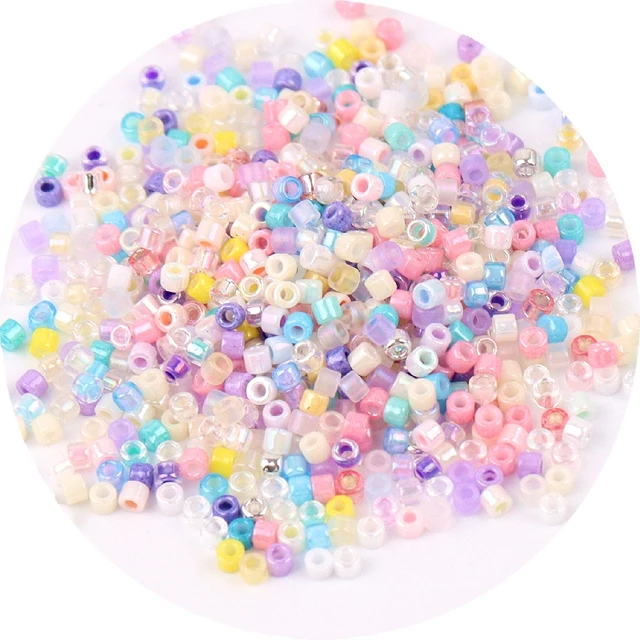 600Pcs 2mm Miyuki Delica Beads Japan Bronze Glass Beads Bohemia Style Metallic Seedbeads For DIY Jewelry Making Bracele Earring Mix Macaroon