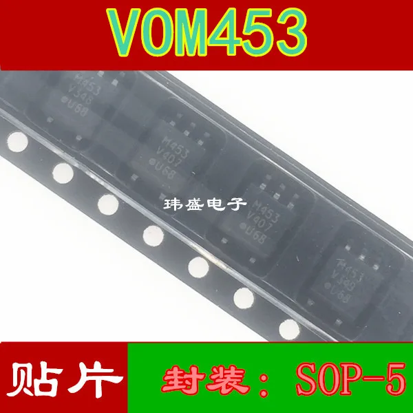 10pcs VOM452 M452 VOM452T VOM453T M453 SOP-5
