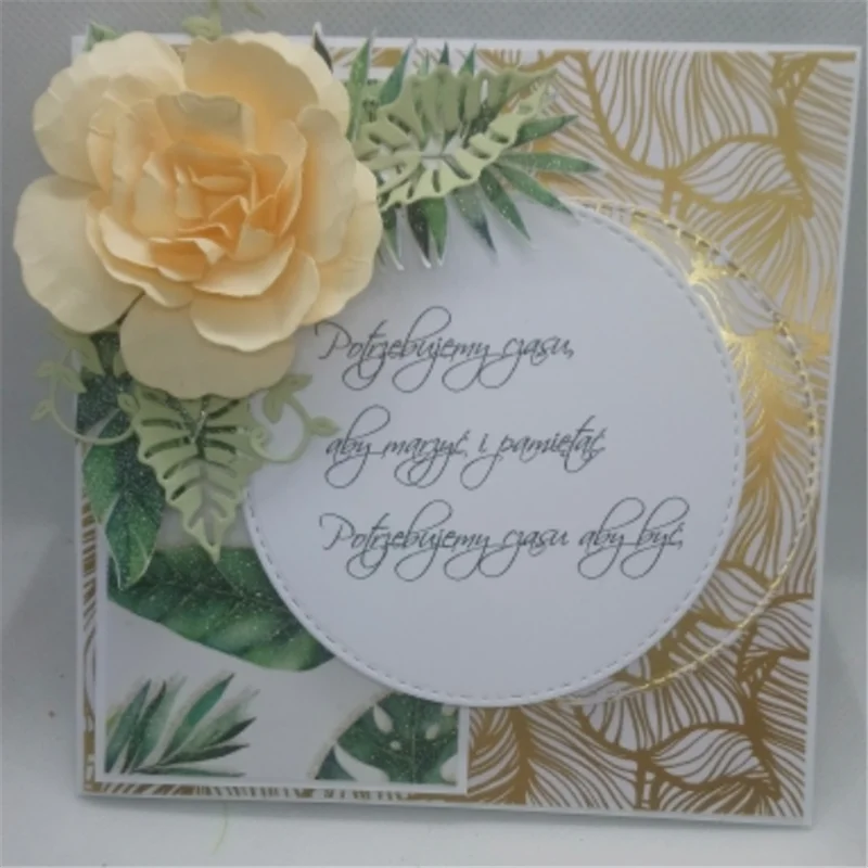 

Kokorosa Metal Cutting Dies Diecut Scrapbooking for Card Making DIY Embossing Cuts New Craft Dies Flowers Decoration
