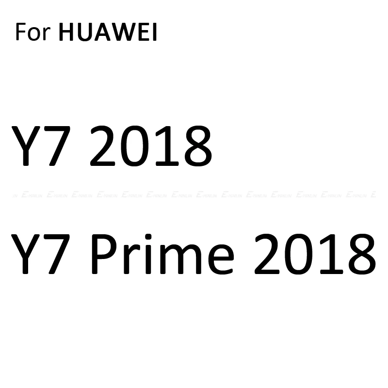 2 шт. мягкий чехол для задней крышки из Экран протектор для huawei Y9 Y7 Y6 Y5 Pro Prime Lite углеродного волокна Стикеры защитная пленка - Цвет: Y7 Prime 2018