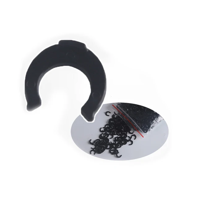 100Db 1/4 "Od Csőcső Illesztő Kék Fekete Klip C-Gyűrűs Tömlő Reteszelő Gyors Csatlakozó Akvárium Ro Vízszűrő Fordított Ozmózis - Image 4