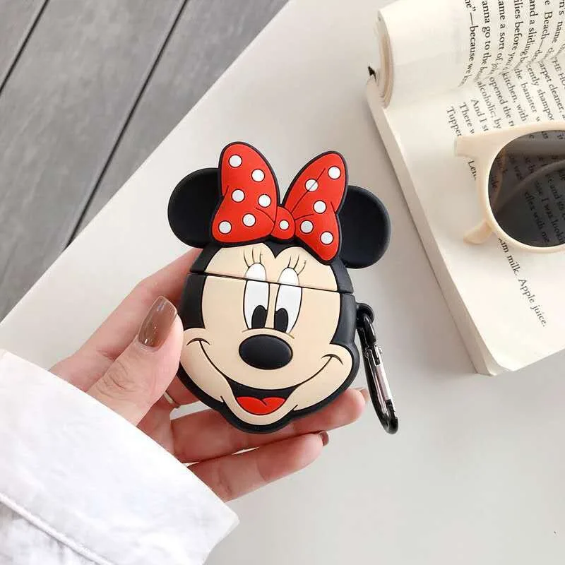 Disney Cute Mickey Minnie Airpods Pro Protective Cover Cartoon Apple 2 Generation Headset Cover Cartoon Toy Gift Movies Tv Aliexpress