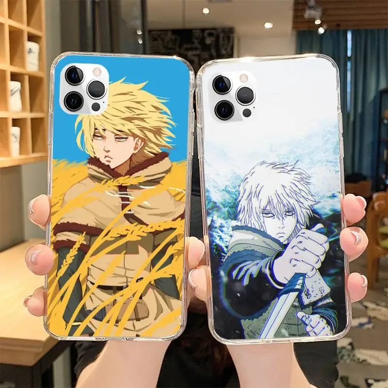 Vinland Сага аниме чехол для телефона iphone 12 13 Mini SE 2020 5 5S 6 6S Plus 7 8 X XR XS 11 Pro Max Fundas Coque cover |