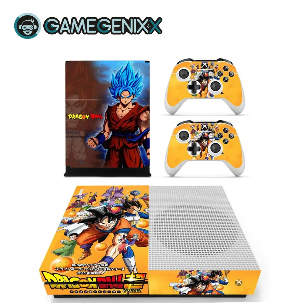 GAMEGENIXX виток винилопласта с наклейкой чехол для Xbox One Slim консоли и 2 контроллера-Dragon Ball