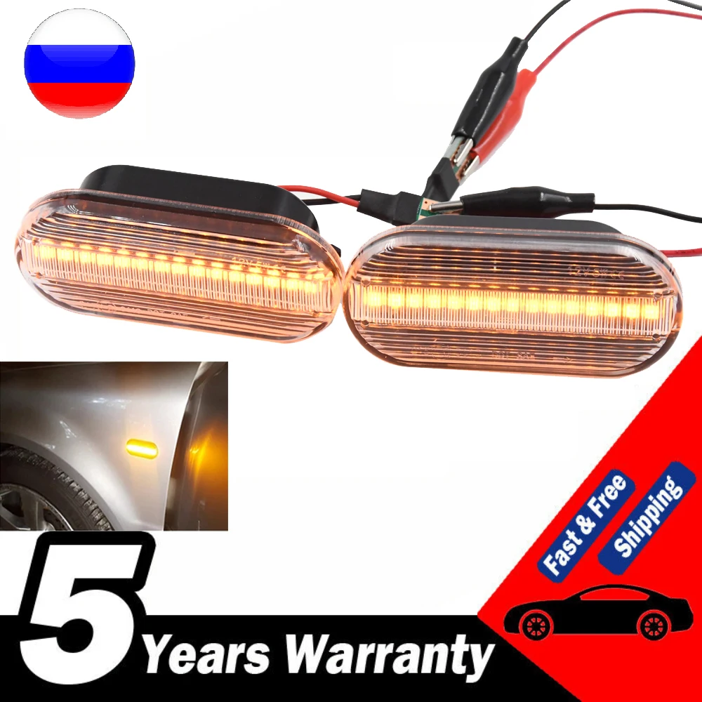 Per Volkswagen Vw Bora Golf 3 4 Passat 3Bg Polo Sb6 Led Indicatore Laterale Dinamico Indicatore Di Direzione Lampeggiante Sequenziale
