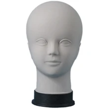 Пластиковая женская голова манекена для косметологии для практики макияжа, манекен голова парикмахера, манекен голова