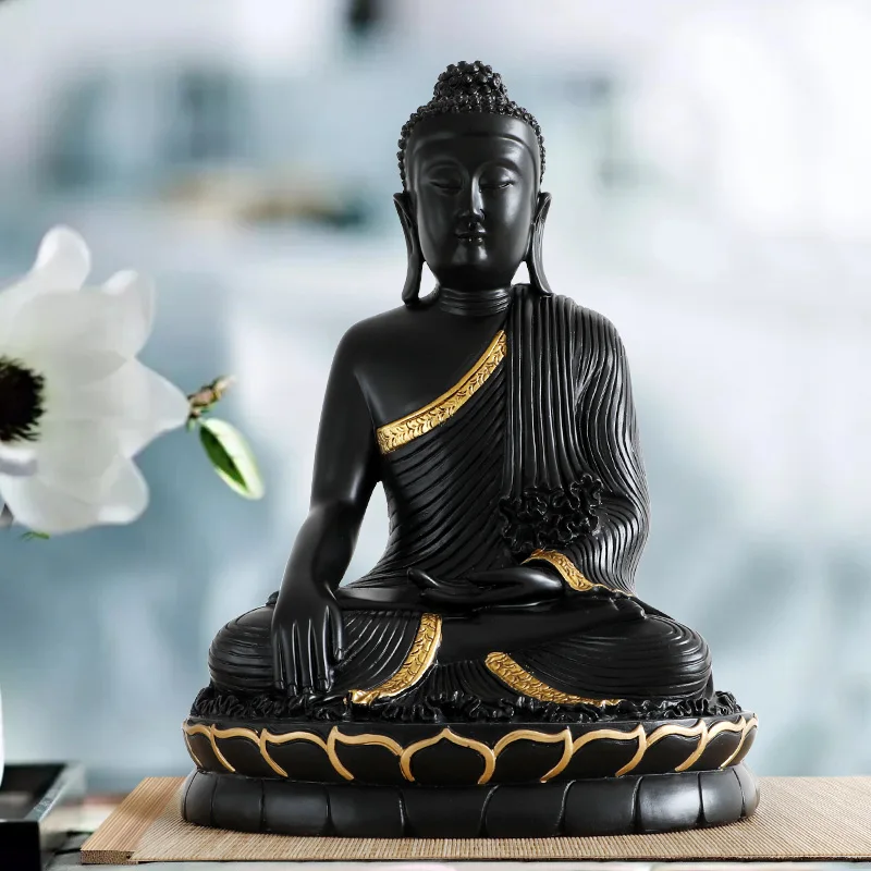 Resin Statuette bouddha large Buddha decor home decor Buddha statue home decoration accessories for living room Buddha figurine Resin Statuette bouddha large Buddha decor home decor Buddha statue home decoration accessories for living room Buddha figurine