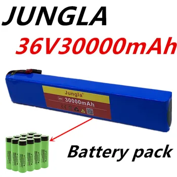 

JUNGLA 2020 Original 36V battery 10S4P 30Ah battery pack 1000W high power battery 42V 30000mAh Ebike electric bike BMS