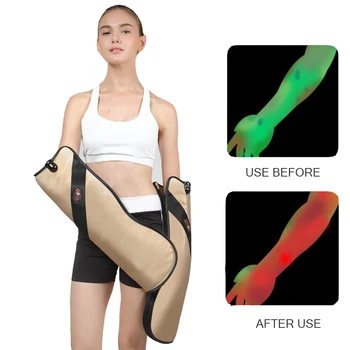 

Electric Far infrared Waist Neck Shoulder Hand Massager Vibration Heating Meridian Physiotherapy device for Arms Joints Massage