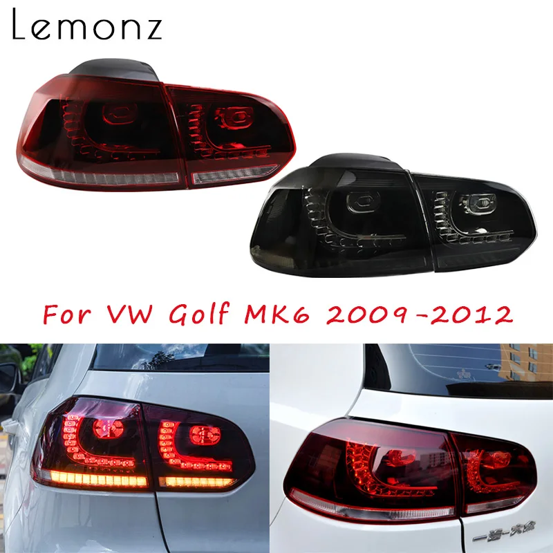 Задний фсветильник в сборе для VW Golf 6 MK6 R20 2009 2010 2011 2012 светодиодный ходовой тормоз
