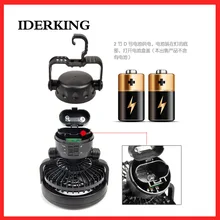 Креативный кемпинговый светильник, походный светильник с вентилятором, 18led вентилятор, светильник для палатки