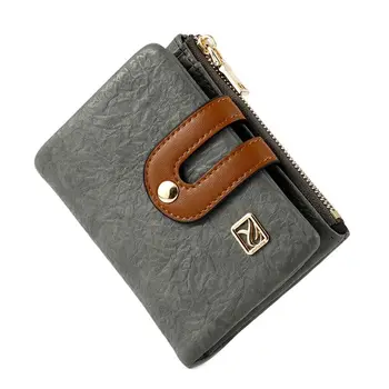 

Women Ladies PU Leather Short Wallet Card Holder Coin Purse Mini Handbag