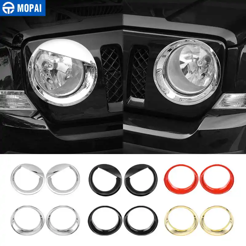 Mopai Abs Car Front Head Light Lamp Decoration Cover Trim Stickers For