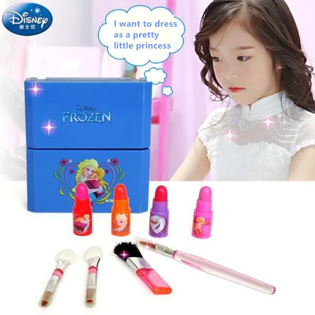 ディズニー冷凍化粧玩具ディズニープリンセス子供特殊メイク水溶性女の子ふり再生ディズニージュエリー