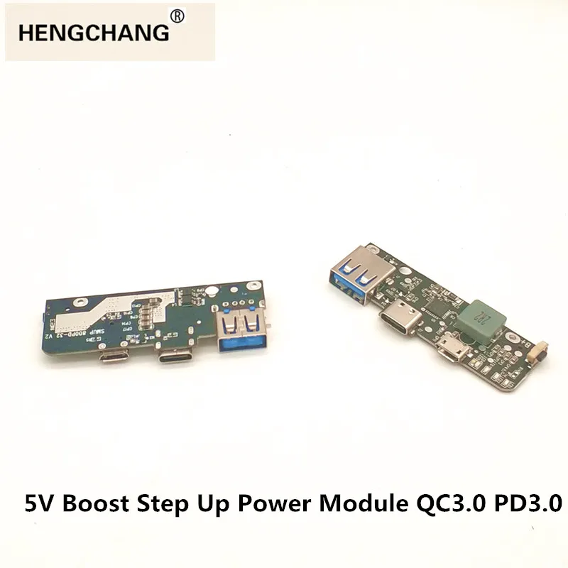 5V повышающий Повышающий Модуль питания литий-полимерный аккумулятор зарядная плата QC3. 0 PD3.0 для DIY зарядное устройство power bank pcb 1 шт