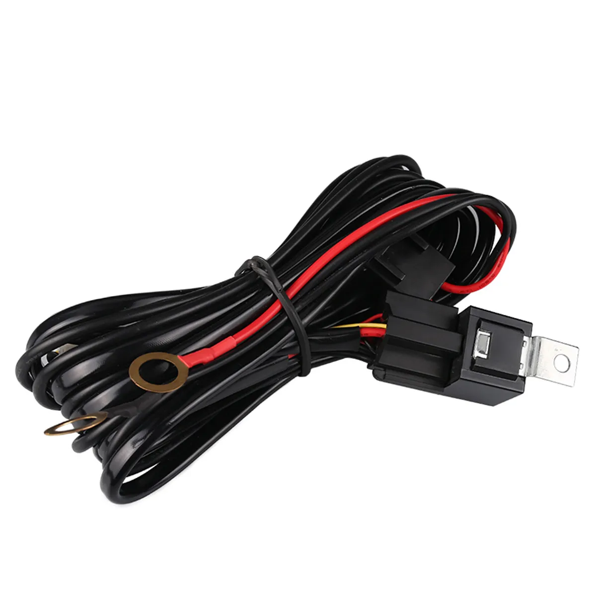 

180W Wiring Harness Switch Relay Kit 12V 40A Relay Remote Controller For Connect 2 LED Work Driving Light Bar Car Light Accessor