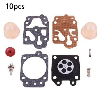 

10PCS Carburetor Kit For Mitsubishi TL33 TL43 TL52 40-5 44F-5 34F 36F 139F 43CC Attachment Home Graden Supplies