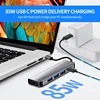 Rankman USB C Hub to 4K HDMI-Compatible USB 3.0 2.0 Type C PD Charging Dock for MacBook iPad Samsung S20 Dex TV Laptop Mouse 3
