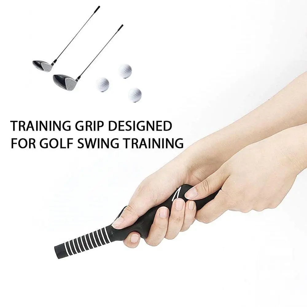 1 PC Portable Golf Swing Trainer Training Grip Standard Teaching Aid Right Left Hand Practice