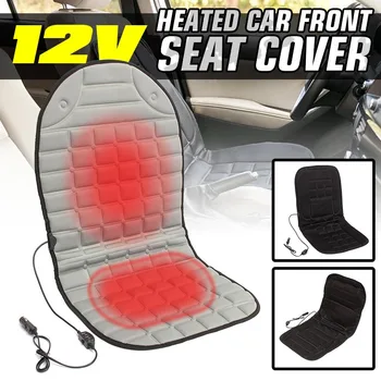 

Universal 12V Car Electric Heated Seat Cushion Cover Winter Fast Heating Warm Soft Front Seat Padded Interior Car Accessories