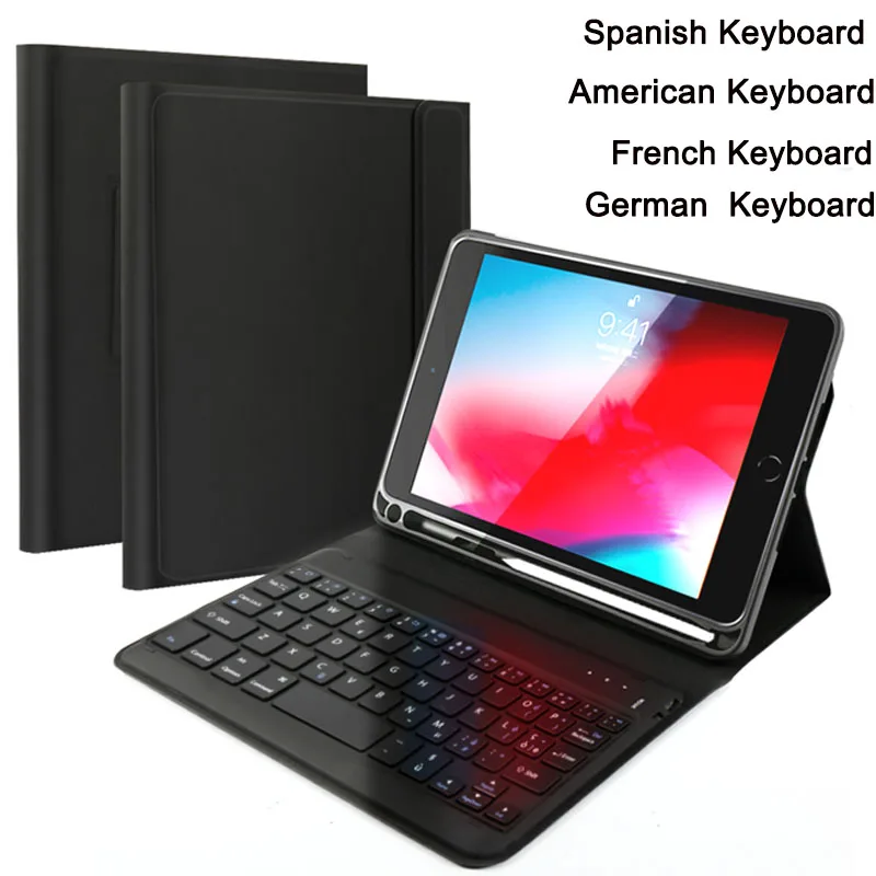 Итальянский чехол с клавиатурой Bluetooth для iPad Mini 5/ 2019 умный сна/пробуждения США |