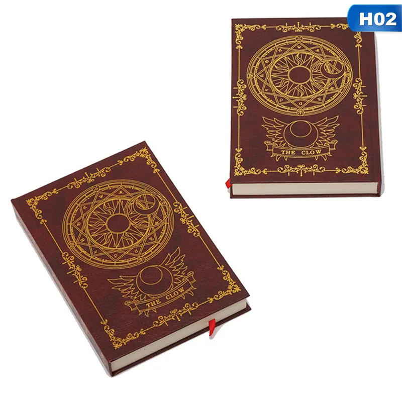 Аниме Cardcaptor Sakura notebook Captor Sakura CERBERUS Clow Libra узор звезда Clow Magic notebook дневник для друга подарок - Цвет: H02