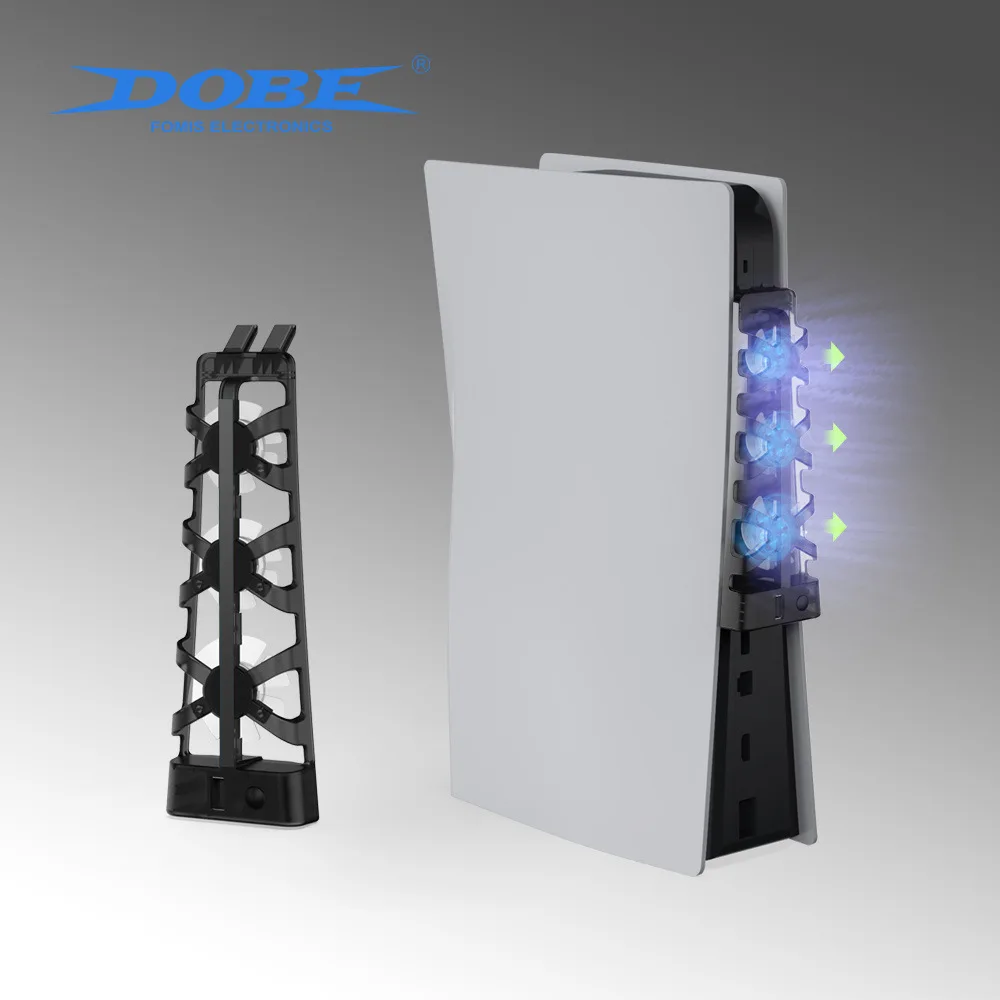 Cooling Fan for PS5 Console with LED Indicator for Sony Playstation 5 Console Cooling
