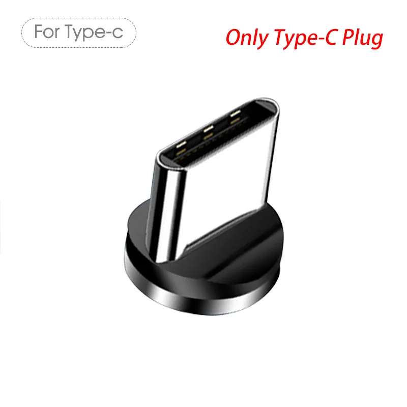 Магнитный кабель CASPTM для samsung A750, кабель Micro USB для быстрой зарядки, магнитный кабель, зарядное устройство usb type C, 1 м, 2 м, кабели для мобильных телефонов - Цвет: Plug For Type C