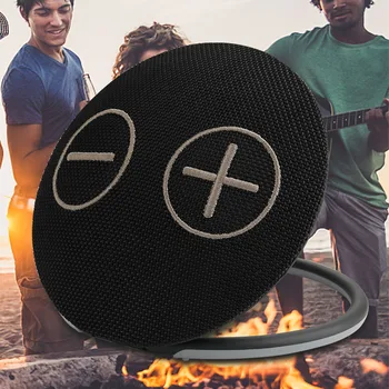 

Rechargeable HIFI Stereo Subwoofer Support TF Card Button Touch Portable Retro Style Wireless Bluetooth Speaker Multifunctional