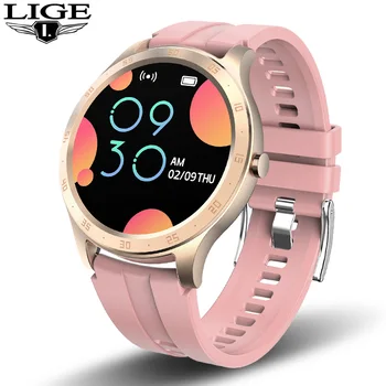 

LIGE New Sports Smart Watch Men and Women Blood Pressure Heart Rate Monitor Waterproof SmartWatch Pedometer Fitness Tracker+Box